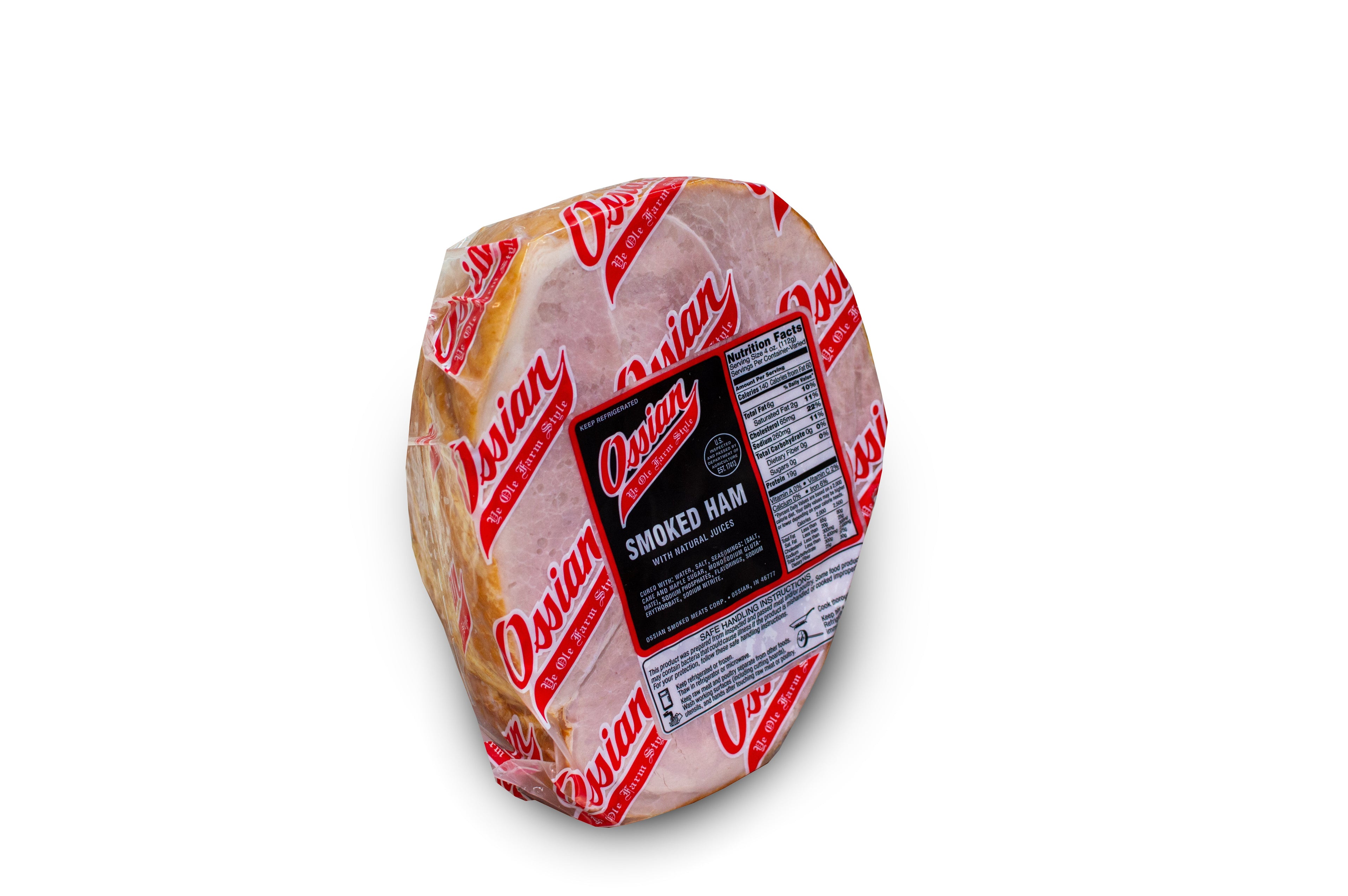 Skinless & Shankless Bone-In Smoked Ham Half