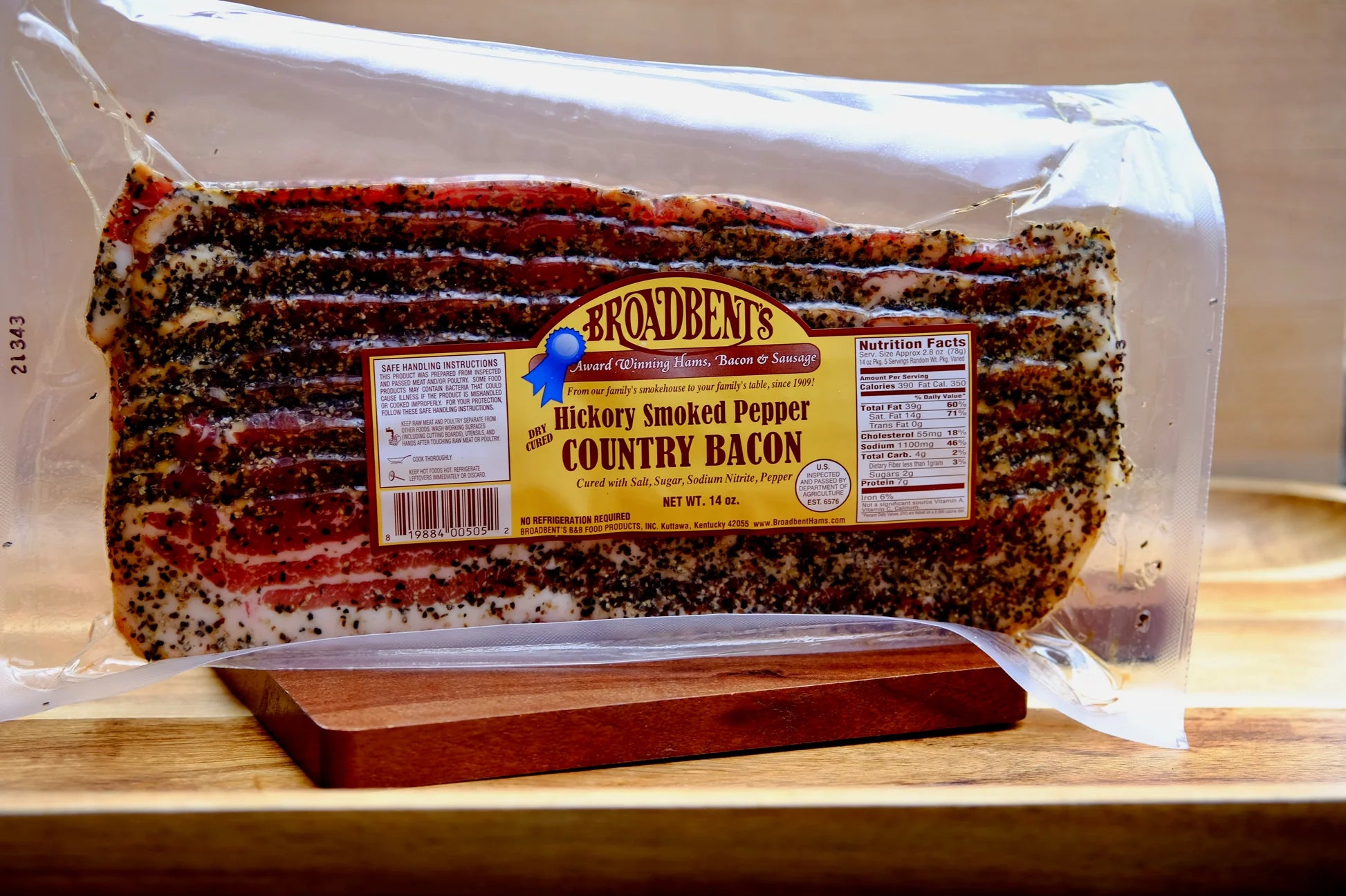 Peppered Country Bacon 14oz