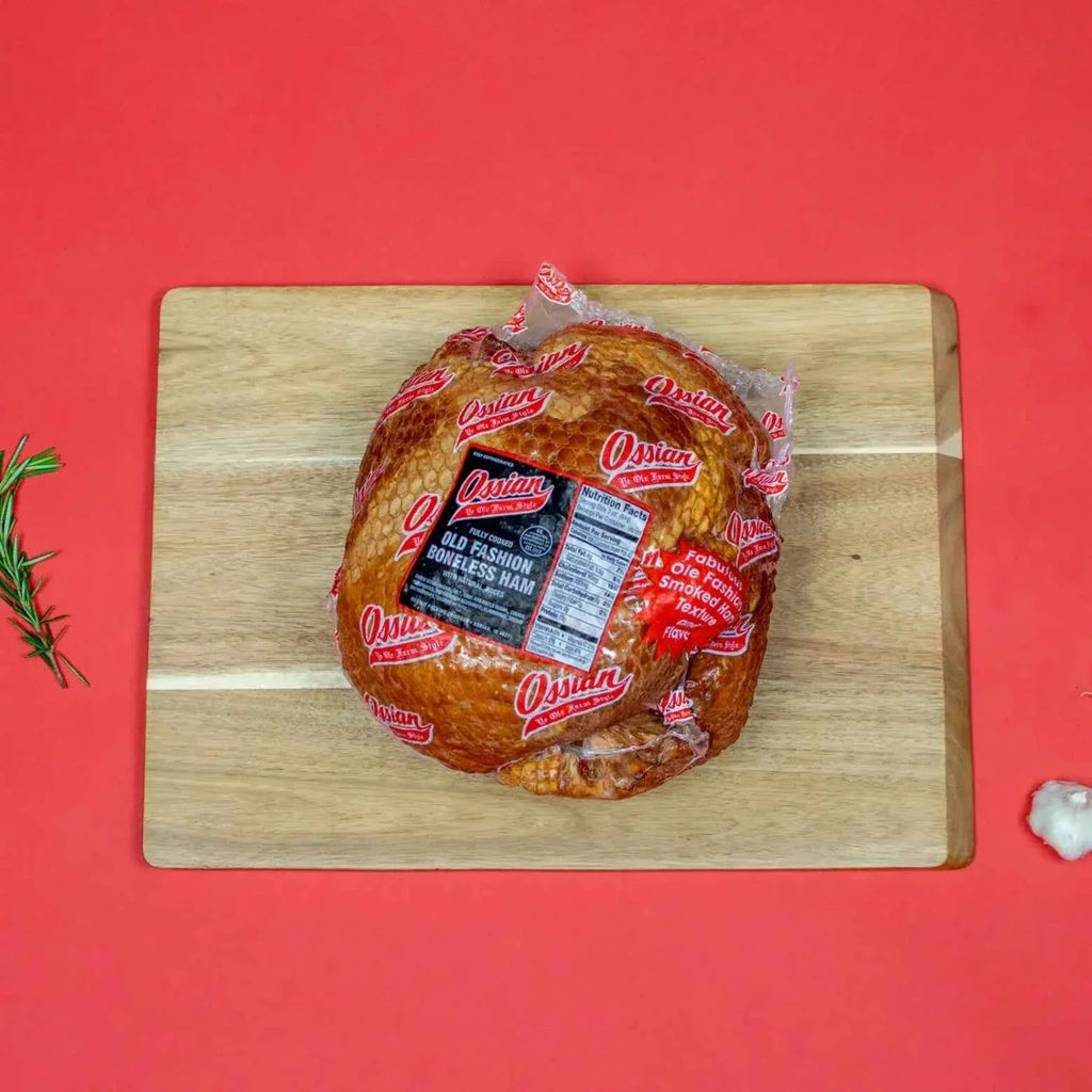 Ossian Smoked Meats Old Fashioned Boneless Whole Ham (11lb)