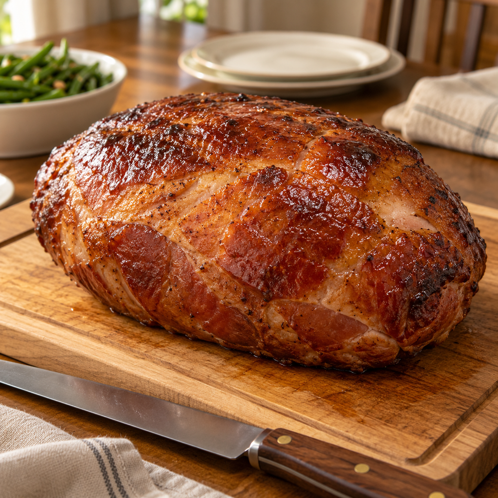 Old Fashioned Hickory Smoked Boneless Ham, Fully Cooked (11 lb)